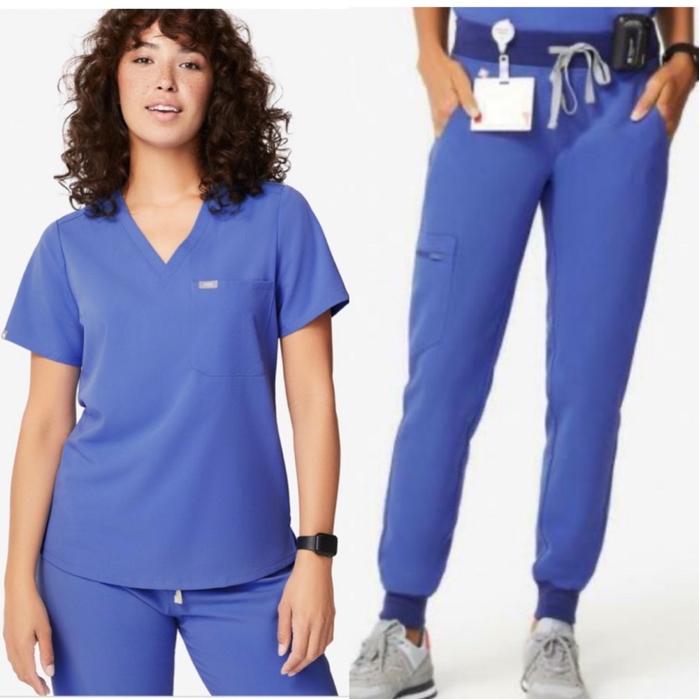 Denim Blue FIGS set